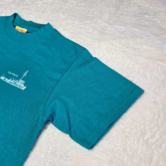 Vintage Vietnam Army Shirt Mens Medium Battle Ship Blue HQ/VNCH Republic‎ Of - Picture 4 of 8